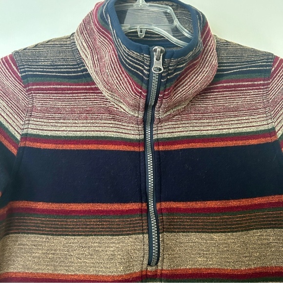 Woolrich Horizon View Half Zip Flannel Pullover Multicolor Stripes size S / P - Picture 9 of 16